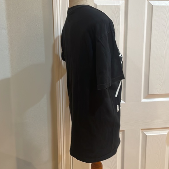 Ink I got your back t-shirt graphic humorous novelty black stick man boys size M - Picture 4 of 6